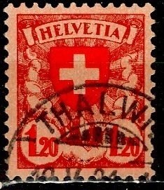 Switzerland 1924: Sc. # 201; Used Single Stamp