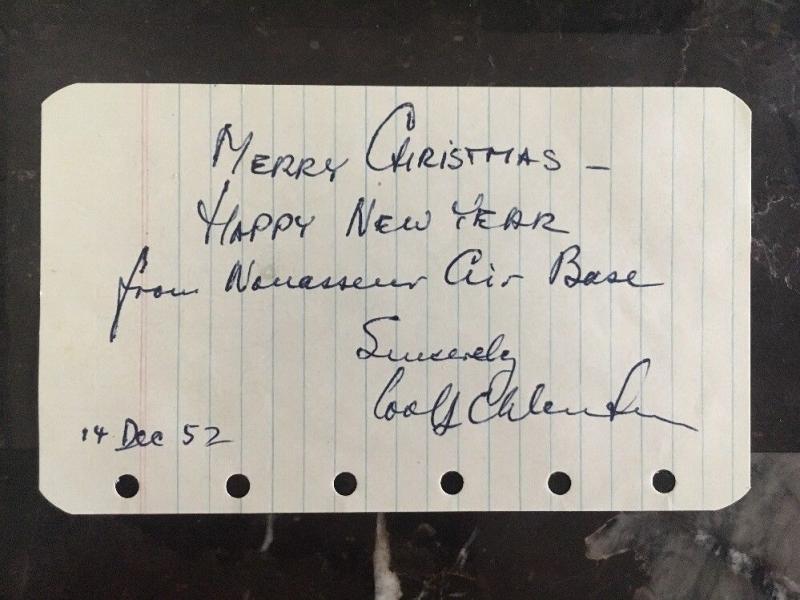 1952 CAsablanca Morocco Airmail COver to New York Usa Christmas Letter Enclosed