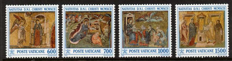 Vatican 912-5 MNH Christmas, Art, Mosaics from Basilica of St Maria Maggiore