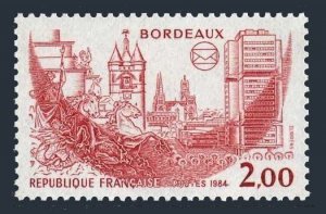 France 1933, MNH. Michel 2449. Philatelic Society Congress, Bordeaux 1984.