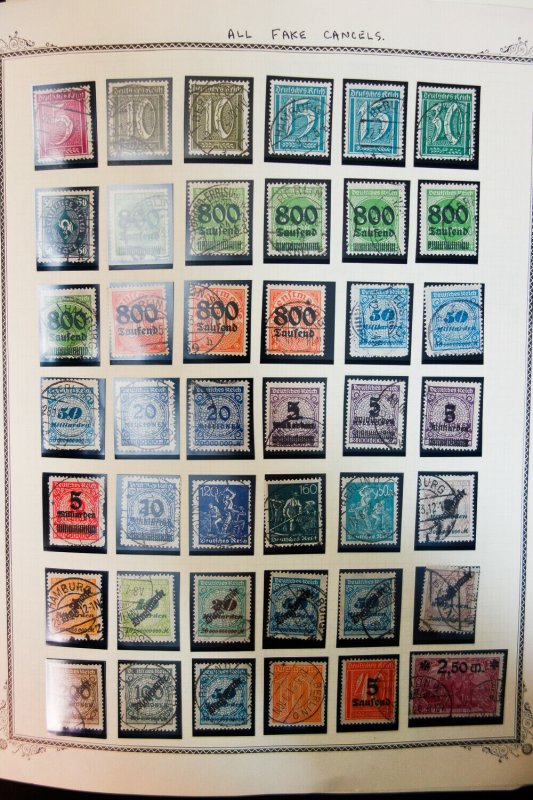 Worldwide Stamp Lot Reprints & Variety Study 600+ Rare Items