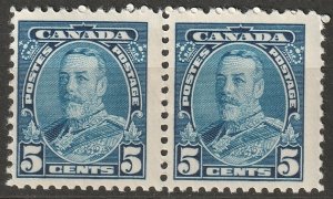 Canada 1935 Sc 221 pair MH*