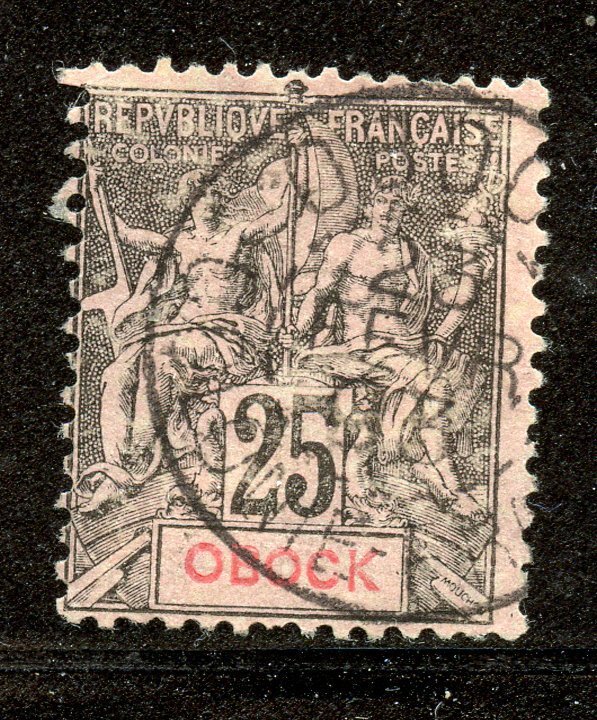 Obock # 39, Used.