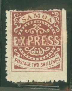 Samoa (Western Samoa) #7d Unused Single