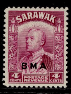 SARAWAK GVI SG129, 4c bright purple, NH MINT.