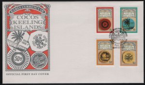 Cocos Islands 1993 FDC Sc 274-277 Island Currency