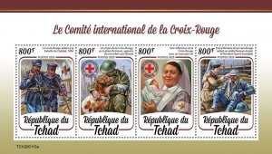 Chad 2020 - World War l - Red Cross ICRC - Sheet of 4 Stamps - MNH