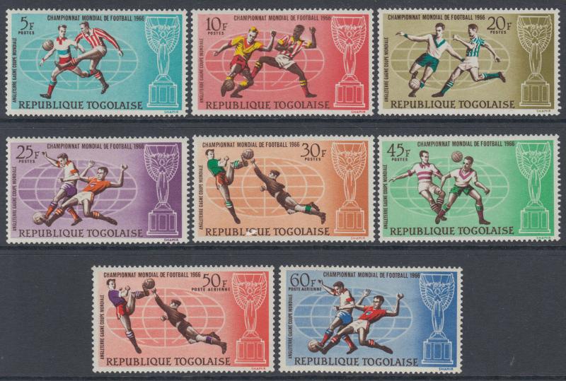 XG-I986 FOOTBALL - Togo, 1966 England '66 World Cup MNH Set