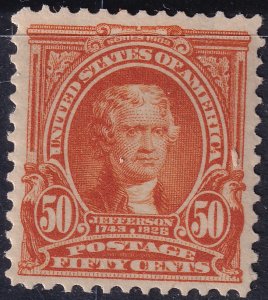 #310 Mint LH, XF (CV $425 - ID30592) - Joseph Luft