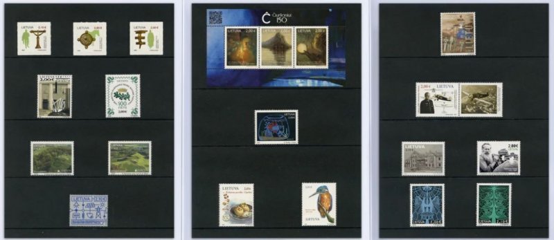 Lithuania 2025 Stamp Year Set