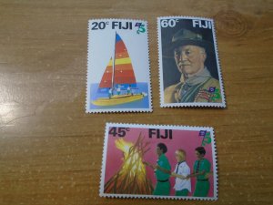 Fiji  #  458-60  MH  Scouting