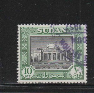 SUDAN #112  1951  10p  STACK LABATORY          F-VF  USED