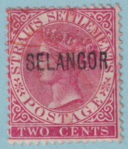 MALAYA - SELANGOR 8  USED - RED CANCEL -  NO FAULTS VERY FINE! - LLM