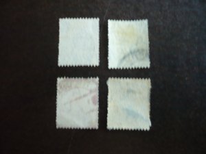 Stamps - Cyprus - Scott# 74-76,78 - Used Part Set of 4 Stamps