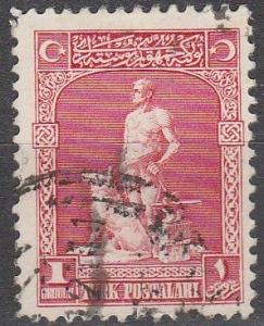 Turkey #636  F-VF Used (S6007)