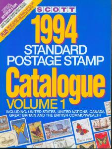 Scott's Standard Postage Stamp Catalog 1994, Volume 1