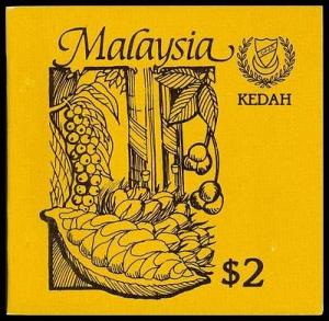 Malaysia - Kedah 1986 Complete Booklet Plants MNH Sc 132-...