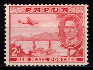 Papua 1939 Air Mail Postage, 2d [Mint]