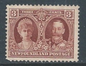 Newfoundland #165 Mint No Gum 3c Queen Mary, George V