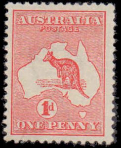 Australia #2, Incomplete Set, 1913, Hinged