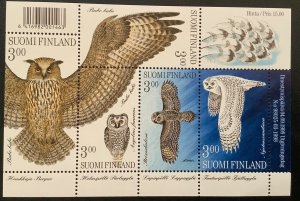 FINLAND. 1998. 1 HB Owls with 5 Stamps. Yv #HB19. NHM-