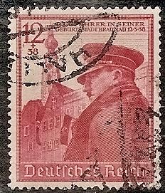 Germany B137 Used 1939 Hitler's 50th Birthday