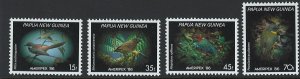 Papua New Guinea Scott 645-648 Birds! MNH!