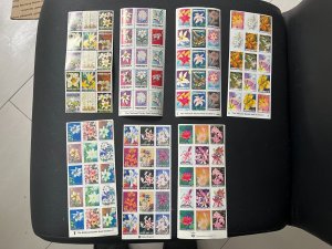 seven Easter Seals stamp sheet of 15,  MNH, buy less is ok