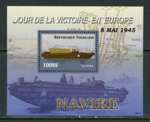 TOGO  60th ANNIVERSARY DAY OF VICTORY IN EUROPE  SOUVENIR SHEET MINT NH