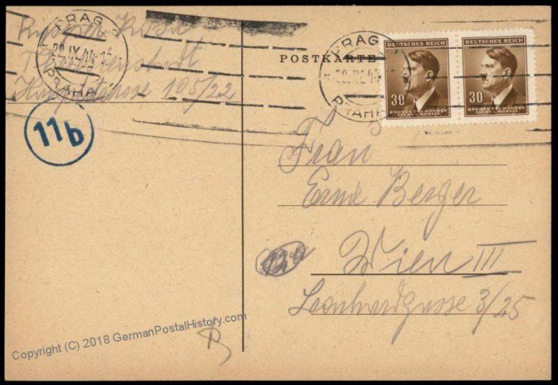 3rd Reich Germany Theresienstadt Concentration Camp Cover 71109