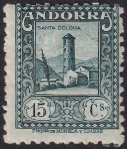 Andorra Spanish 1931 Sc 16a MNH** light creasing perf 11.5