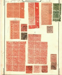 India States JAMMU & KASHMIR Original Album Page Blocks ex QV Collection MAL194