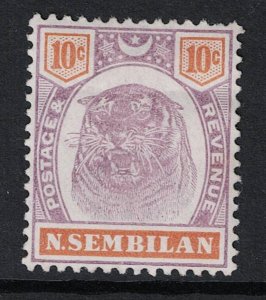 Malaya Negri Sembilan SG# 10 Mint Higned / Hinge Rems - S19714