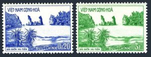 Viet Nam South 242-243, MNH. Michel 319-320. Hatien Beach, 1964.