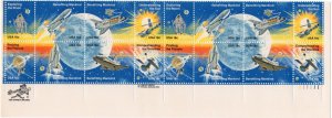 Scott #1919a (1912-19) Space Achievement Plate Block of 16 Stamps - MNH