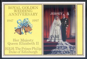 Jersey 1997 Golden Wedding Set SG840/842 Unmounted Mint