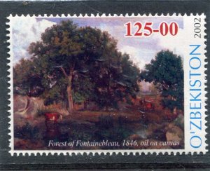 Uzbekistan 2002 CAMILLE COROT Painting Stamp Perforated Mint (NH)