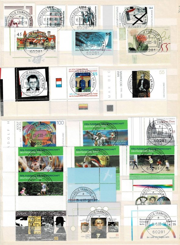 Germany 2003 #yearset used without self-adhesives