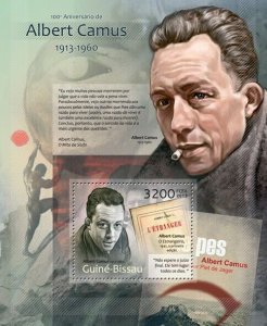 Guinea-Bissau 2013 MNH.ALBERT CAMUS   |  Michel Code: 6471 / Bl.1135