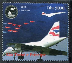 Sao Tome & Principe 2004 CONCORDE set 1v Perforated Mint (NH)