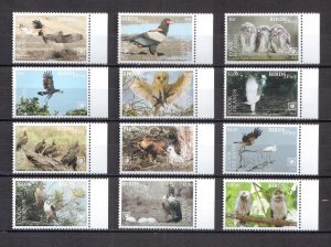 2018	Cook Islands	birds of prey owls set MNH	314