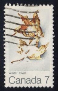 Canada #538 Snow-covered Maple Leaves, used (0.25)