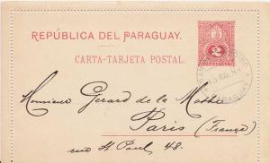 Paraguay 1883 Postal History