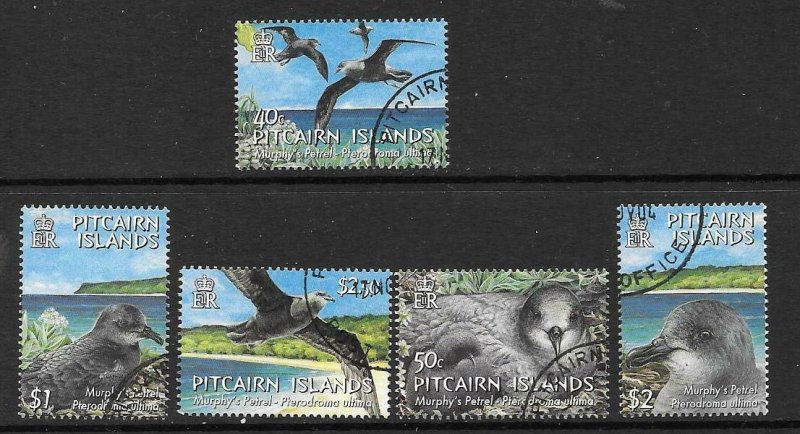 PITCAIRN ISLANDS SG674/8 2004 MURPHYS PETREL FINE USED 