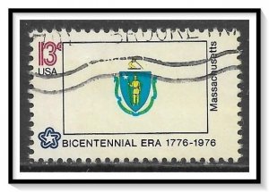 US #1638 American Bicentennial Flag Issue Used