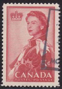 Canada 386 Royal Visit 5¢ 1959