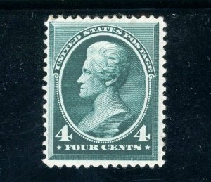 USAstamps Unused VF US 1883 Jackson Scott 211 OG MH + Cert