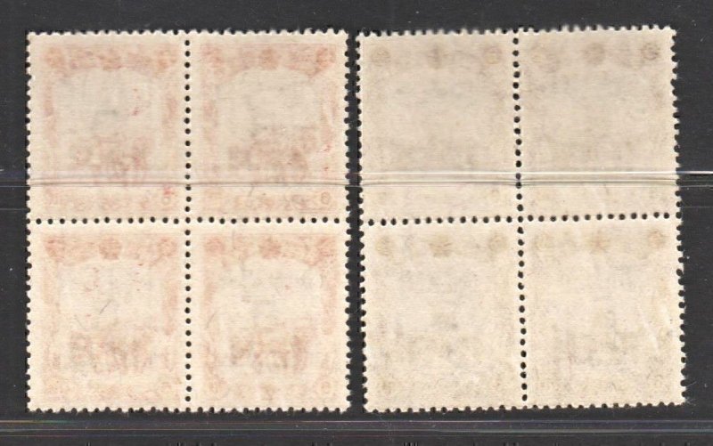 Manchukuo 1942 1st Anniv. of the Greater East Asia War (2v Cpt, B/4) MNH