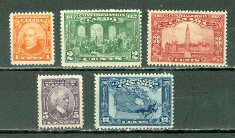 CANADA 1927 CONFEDERATION #141-145 SET MNH...$60.00