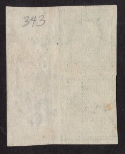 U.S. - 343 - Imprint Pair - EXTRA FINE - Used